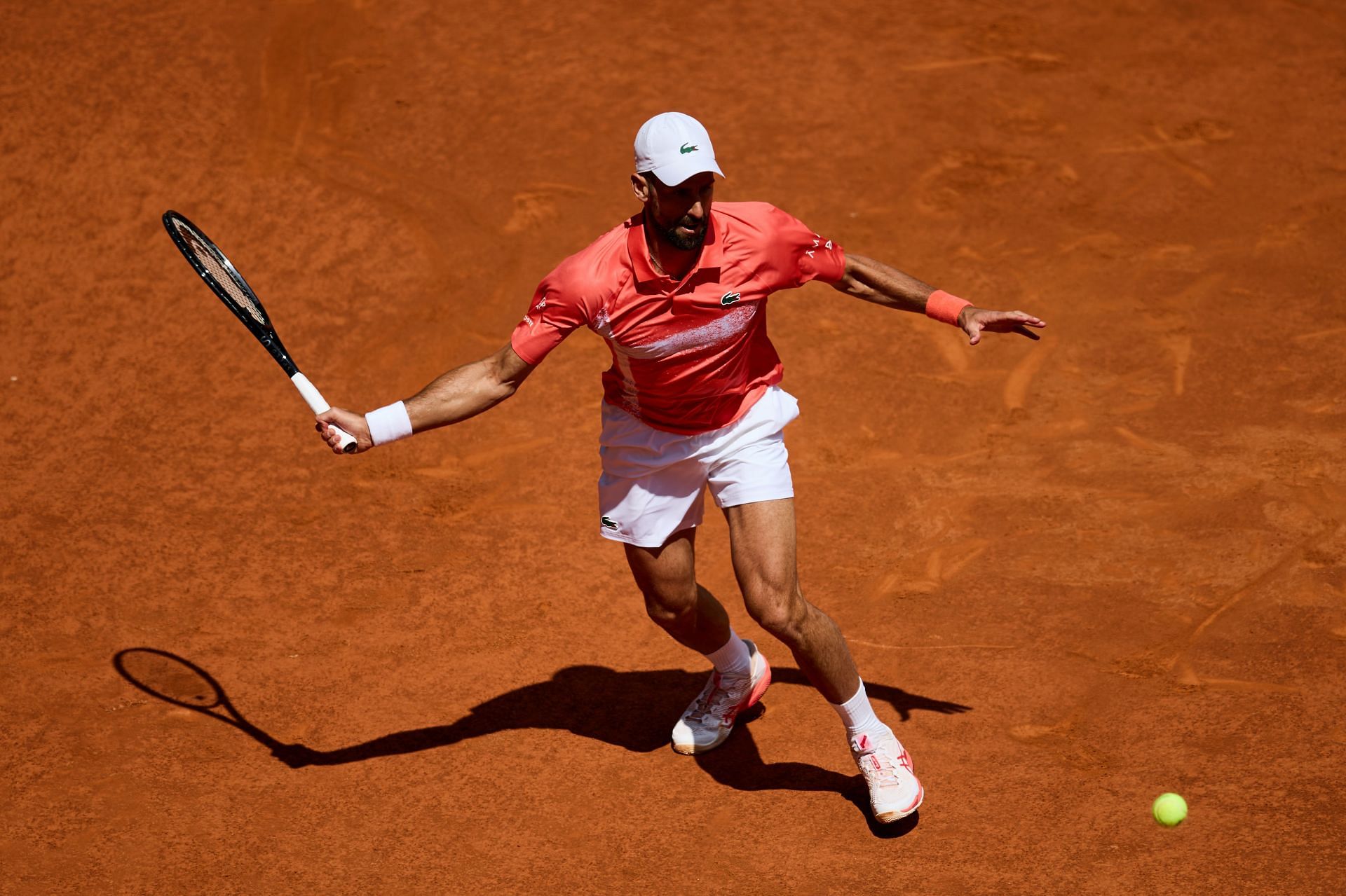 Djokovic at the Mutua Madrid Open (Image Source: Getty)